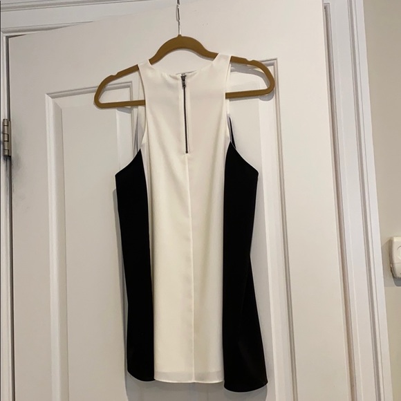 Alice & Olivia Black & White dressy tank - Picture 3 of 3